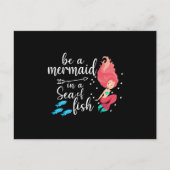 Mermaid Mermaids Girl Sea Funny Birthday Geschenk Postkarte (Vorderseite)