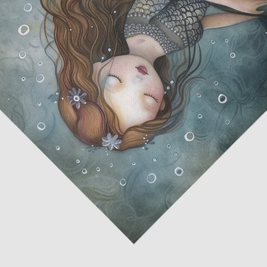 MERMAID MIRL DECOUPAGE TISSUPAPIER SEIDENPAPIER (Ausschnitt)
