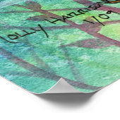 Mermaid mit Dragon Poster von Molly Harrison (Ecke)