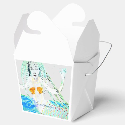 Mermaid mit Dreadlocks Thunder_Cove Geschenkschachtel (Geöffnet)