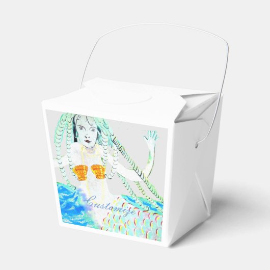 Mermaid mit Dreadlocks Thunder_Cove Geschenkschachtel (Vorderseite)