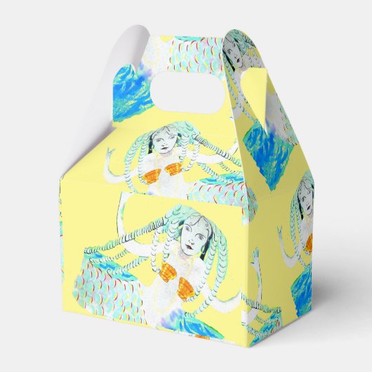 Mermaid mit Dreadlocks Thunder_Cove Geschenkschachtel (Rückseite)
