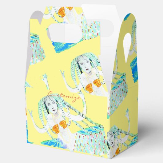 Mermaid mit Dreadlocks Thunder_Cove Geschenkschachtel (Geöffnet)