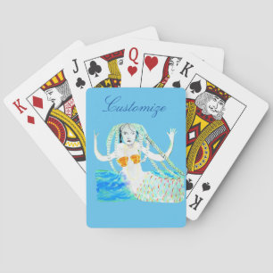 Mermaid mit Dreadlocks Thunder_Cove Spielkarten