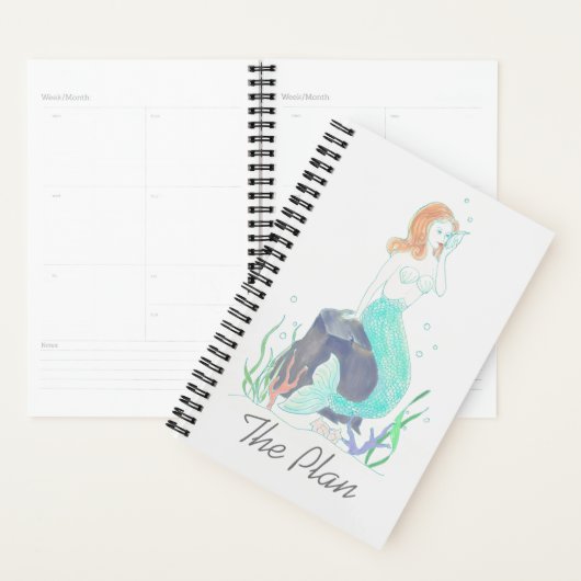 Mermaid mit Original-Muschel-Phone Planer (Anzeige)