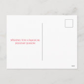 Mermaid mit Santa und Sleigh Frohe Weihnachten (Rückseite)