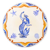 Mermaid Mittelmeer Keramikknauf (Vorderseite)