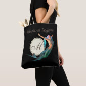 Mermaid Monogram Elegant Black Tasche (Von Nahem)