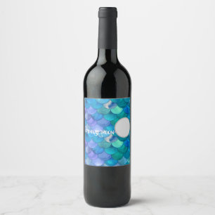 Mermaid Moon Bottle Etikett 6Pack