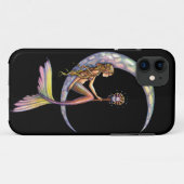 Mermaid Moon Fantasy Art Case-Mate iPhone Hülle (Rückseite (Horizontal))