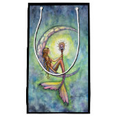 Mermaid Moon Fantasy Art Kleine Geschenktüte (Vorderseite)