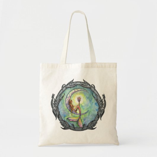 Mermaid Moon Fantasy Art Tasche (Vorne)