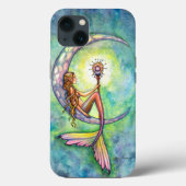Mermaid Moon Fantasy Art von Molly Harrison Case-Mate iPhone Hülle (Rückseite)