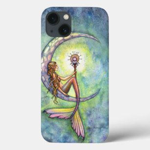 Mermaid Moon Fantasy Illustration Case-Mate iPhone Hülle
