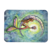 Mermaid Moon Premium Vinyl Magnet (Horizontal)
