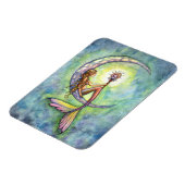 Mermaid Moon Premium Vinyl Magnet (Linke Seite)
