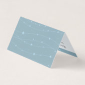 Mermaid Moon & Stars Mystical Bath Danke Karte (Rückseite)