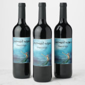 Mermaid Moon Weinetikett (Flaschen)