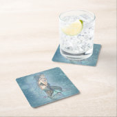 Mermaid Mother and Baby Shooting Untersetzer (Vor Ort)