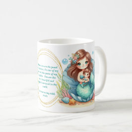 Mermaid Mother-Geschenk-Tasse mit schöner Nachrich Kaffeetasse