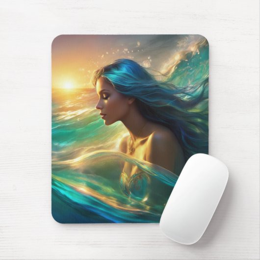 Mermaid Mousepad (Mit Mouse)