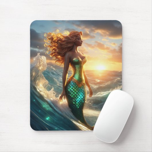 Mermaid Mousepad (Mit Mouse)