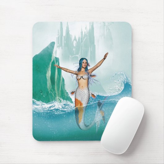 Mermaid Mousepad (Mit Mouse)