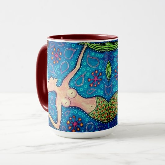 Mermaid Mug Tasse (Vorderseite Links)