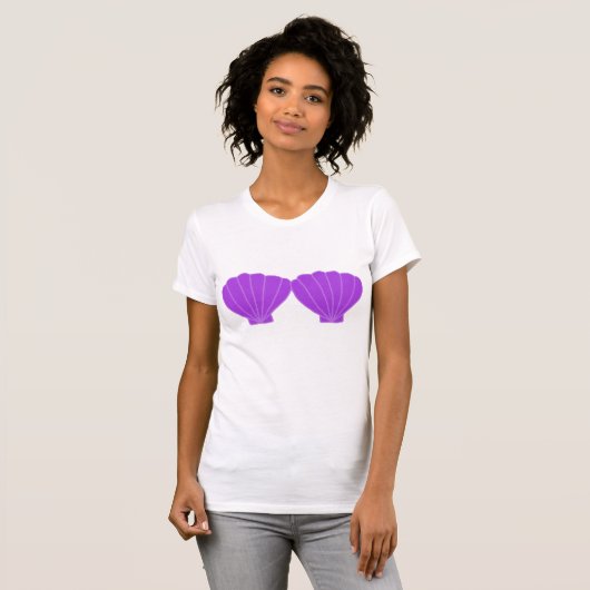 Mermaid Muschel Bra T-Shirt (Vorne ganz)
