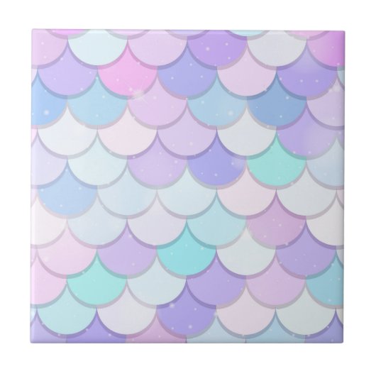 Mermaid-Muster Fliese (Vorderseite)