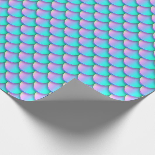 Mermaid-Muster Geschenkpapier (Ecke)