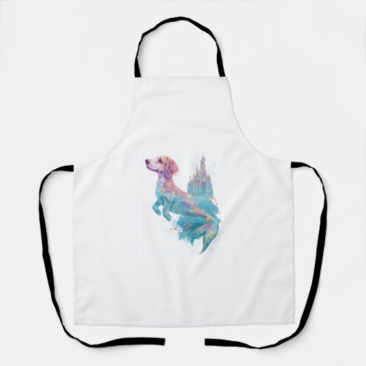 Mermaid Mutt - Underwater Fantasy Dog Schürze (Vorderseite)
