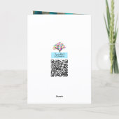 Mermaid Mutter Tag Schöne Nachricht Feiertagskarte (Rückseite)