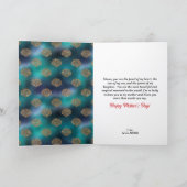 Mermaid Mutter Tag Schöne Nachricht Feiertagskarte (Innenseite)