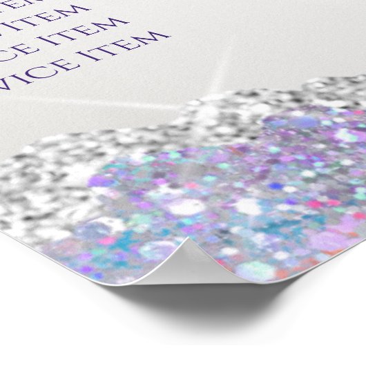 Mermaid-Nachfolgepreisliste Poster (Ecke)