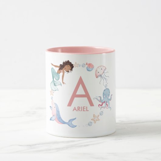 Mermaid Name Combo-Tasse Tasse (Zentrum)