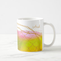 Mermaid NAME Summer Beach Mod Art