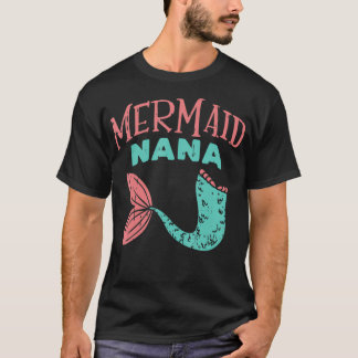 Mermaid Nana Fish Schwanz Kindersicherheit Match T-Shirt