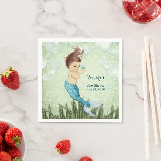 Mermaid Napkins Serviette (Beispiel)