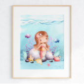 Mermaid Nausea Wall Art Poster