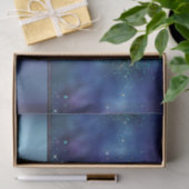 Mermaid Nautical Glam | Dunkelblau Lila Aquamarin Seidenpapier (Geschenk)