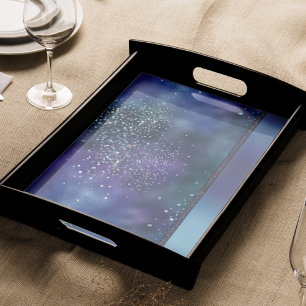 Mermaid Nautical Glam Dunkelblau Lila Aquamarin Seidenpapier