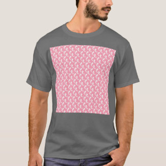 Mermaid Neck Gaiter Pink und White Mermaids Neck G T-Shirt