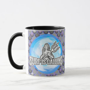 Mermaid Niedlich Grau Tasse