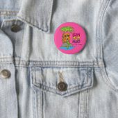 Mermaid Niedlich Kids Girls Button (Beispiel)