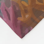 Mermaid Niedlich Pink Fleecedecke (Ecke)