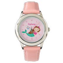 Mermaid Niedlich Pink Personalisiert