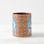 Mermaid Niedlich PINK Tasse (Zentrum)