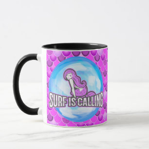 Mermaid Niedliche Lila Tasse