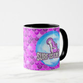 Mermaid Niedliche Lila Tasse (VorderseiteRechts)